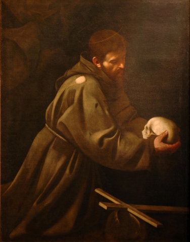 Caravaggio e Francesco: davanti al dipinto